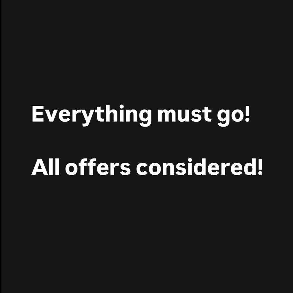 Moving sale